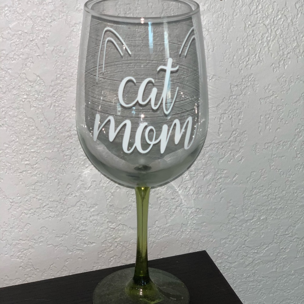 Wine glass decals